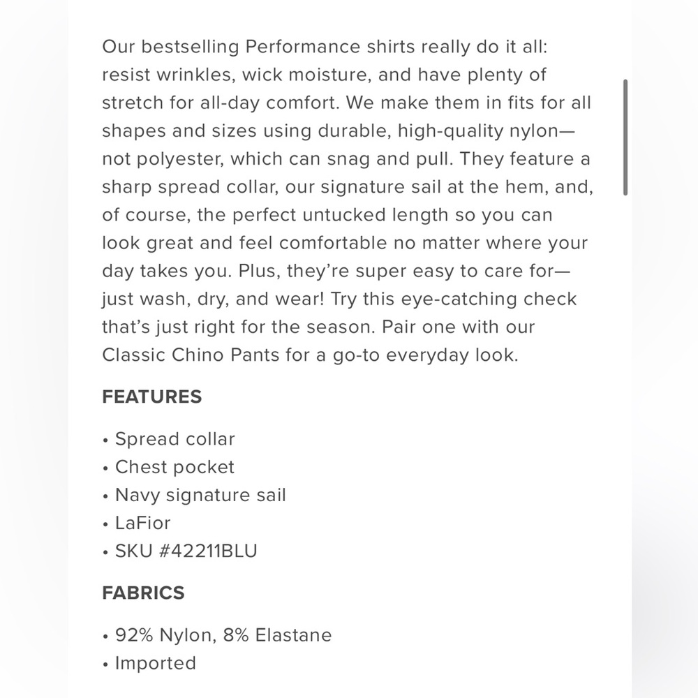 Untuckit Men’s Performance Slim Fit Button Down - image 5